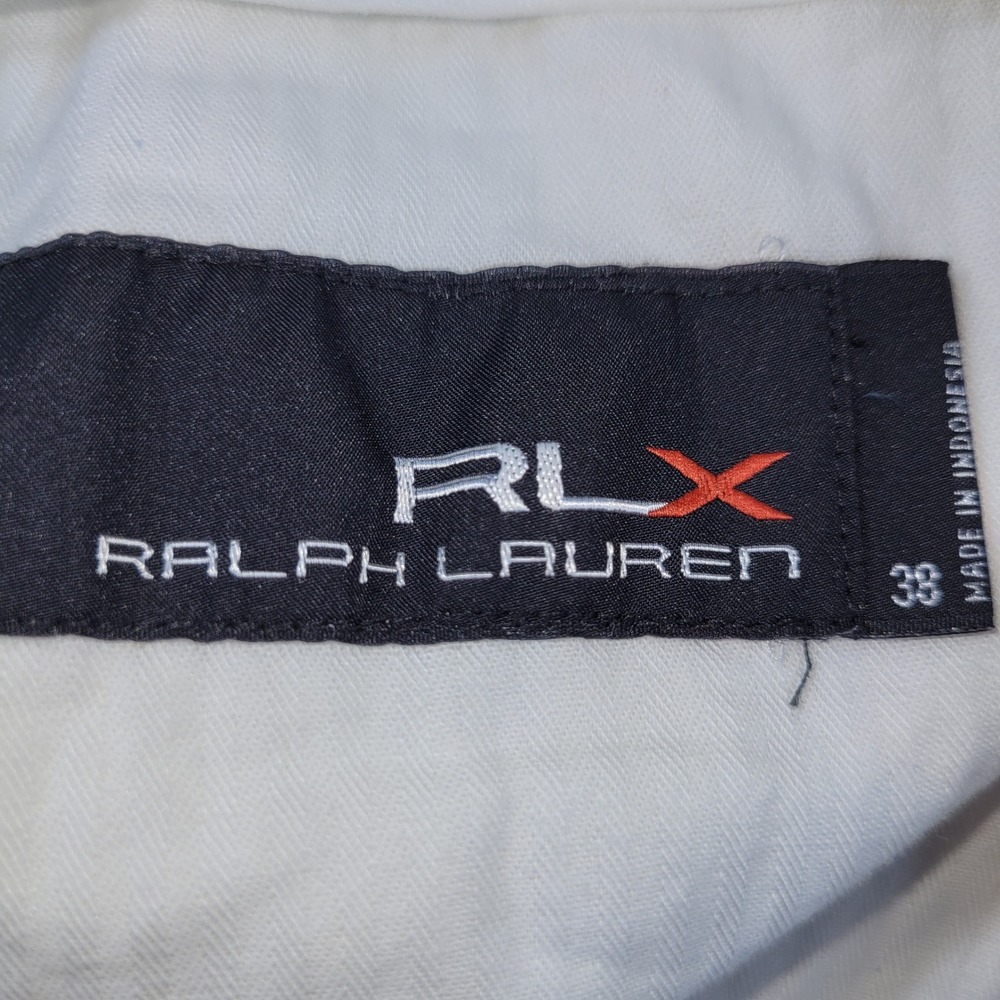 RLX Ralph Lauren Mens Green Pink Crab Lobster Golf Shorts Size 38 Stretch Prep - Picture 3 of 9